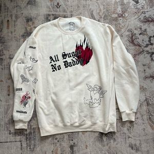 Bourbon and belles valentines sticker crewneck